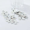 Wholesale Alloy Handwoven Knot Paint Flower Earrings For Women Cute Style Handmade
