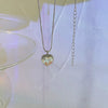 Wholesale Alloy Heart Geometric Pendant Necklace For Women With Electroplating