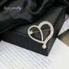 Wholesale Alloy Heart Shape Electroplated Love Brooch Clothing Accessories
