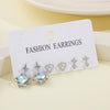 Wholesale Alloy Heart Shape Electroplated Sweet And Cool Style Women's Earrings