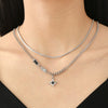 Wholesale Alloy Heart Shape Pendant Necklace For Women With Electroplating And Ins Style