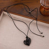Wholesale Alloy Heart Shape Women's Simple Long Clavicle Necklace