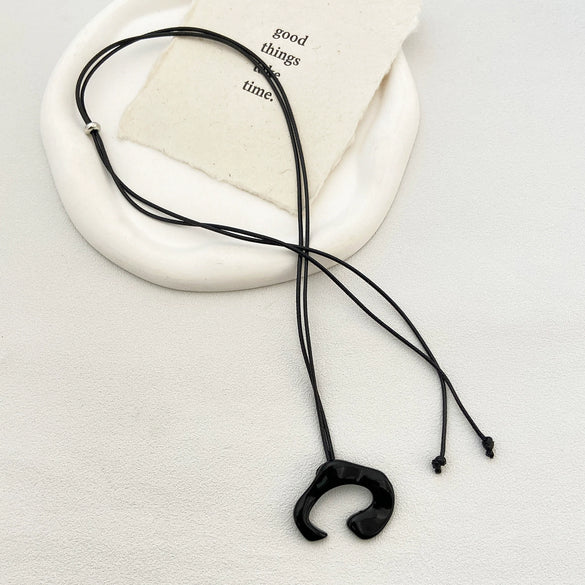 Wholesale Alloy Heart Shape Women's Simple Long Clavicle Necklace