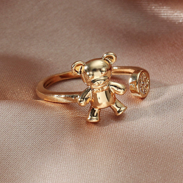 Wholesale Alloy Heart Shaped Electroplated Ring For Women And Unisex