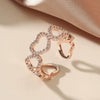 Wholesale Alloy Heart Shaped Electroplated Ring For Women And Unisex