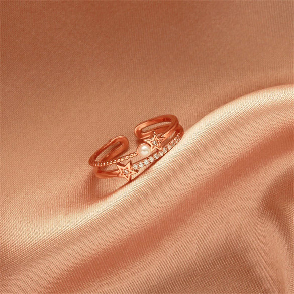 Wholesale Alloy Heart Shaped Electroplated Ring For Women And Unisex