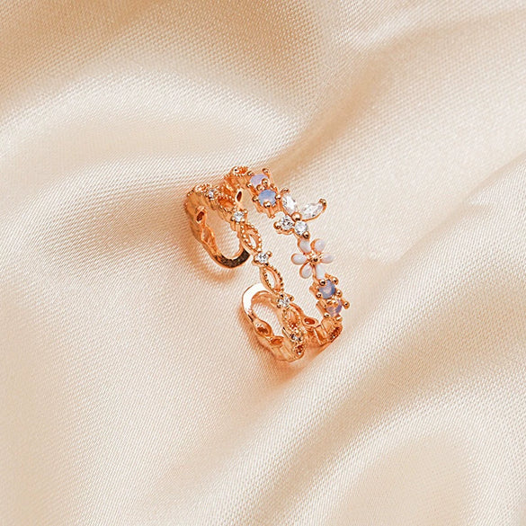 Wholesale Alloy Heart Shaped Electroplated Ring For Women And Unisex