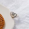 Wholesale Alloy Heart Shaped Electroplated Ring For Women And Unisex