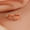 Wholesale Alloy Heart Shaped Electroplated Ring For Women And Unisex