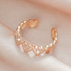 Wholesale Alloy Heart Shaped Electroplated Ring For Women And Unisex
