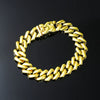 Wholesale Alloy Hip Hop Geometric Cuban Chain Necklace With Electroplating