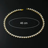 Wholesale Alloy Hip Hop Style Geometric Heart Stitching Diamond Necklace For Men
