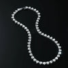Wholesale Alloy Hip Hop Style Geometric Heart Stitching Diamond Necklace For Men