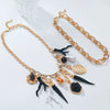 Wholesale Alloy Imitation Pearl Necklace With Animal And Zodiac Shapes And Geometric Patterns Electroplated For Women