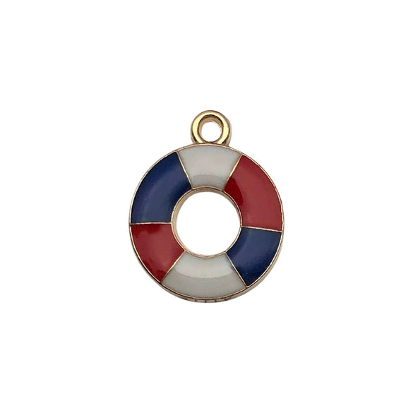 Wholesale Alloy Independence Day American Flag Cross Pendant Jewelry Accessories With Oil Dripping And Totem Pattern Minimalist Style