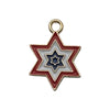 Wholesale Alloy Independence Day American Flag Cross Pendant Jewelry Accessories With Oil Dripping And Totem Pattern Minimalist Style