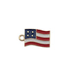 Wholesale Alloy Independence Day American Flag Cross Pendant Jewelry Accessories With Oil Dripping And Totem Pattern Minimalist Style