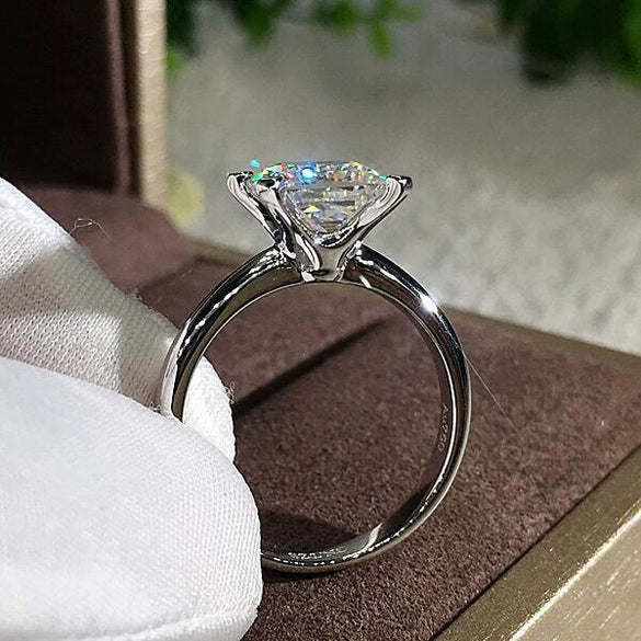 Wholesale Alloy Inlaid Square Zircon Diamond Women's Fashion Geometric Ring