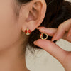 Wholesale Alloy Insectshaped Niche Design Electroplated Earrings