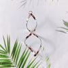 Wholesale Alloy Jewelry Accessories Color Retention Plating Twist Simple Earrings