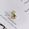Wholesale Alloy Jewelry Accessories Electroplated With Small Bear Robot Shapes For Earrings And Necklace