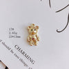 Wholesale Alloy Jewelry Accessories Electroplated With Small Bear Robot Shapes For Earrings And Necklace
