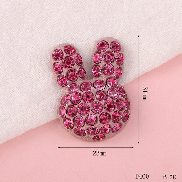 Wholesale Alloy Jewelry Accessories Fashion Bow Headwear And Cute Rabbit Phone Case Accessories With Electroplating