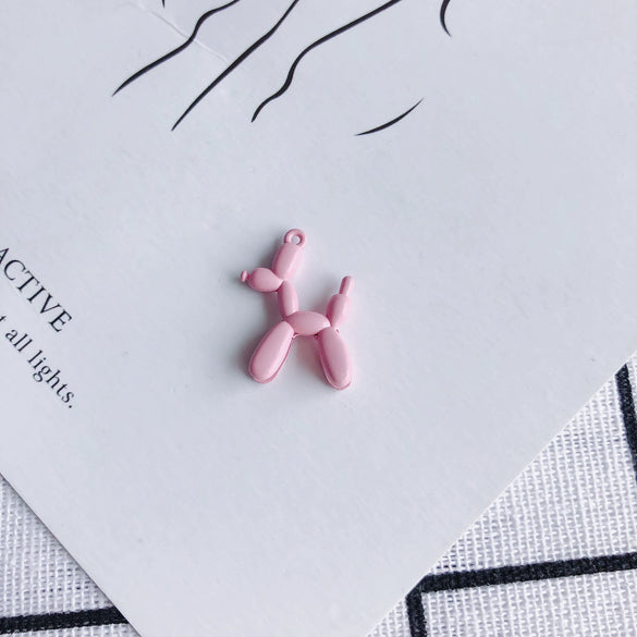 Wholesale Alloy Jewelry Accessories Spray Painted Abstract Puppy Earrings Pendant