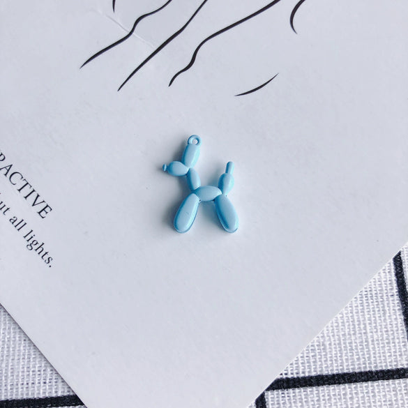 Wholesale Alloy Jewelry Accessories Spray Painted Abstract Puppy Earrings Pendant