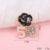 Wholesale Alloy Jewelry Accessories With Flower Pattern And Electroplating Treatment For Mobile Phone Shell Stick Drill Five Petal Flower And Snowflake Design
