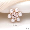 Wholesale Alloy Jewelry Accessories With Flower Pattern And Electroplating Treatment For Mobile Phone Shell Stick Drill Five Petal Flower And Snowflake Design