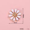 Wholesale Alloy Jewelry Accessories With Flower Pattern And Electroplating Treatment For Mobile Phone Shell Stick Drill Five Petal Flower And Snowflake Design