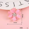 Wholesale Alloy Jewelry Accessories With Flower Pattern And Electroplating Treatment For Mobile Phone Shell Stick Drill Five Petal Flower And Snowflake Design
