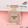Wholesale Alloy Jewelry Accessories With Perfume Bottle Pattern And Electroplating Design