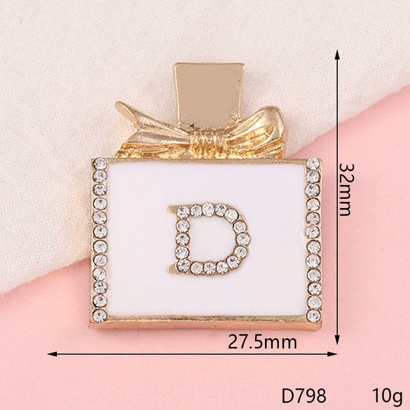 Wholesale Alloy Jewelry Accessories With Perfume Bottle Pattern And Electroplating Design