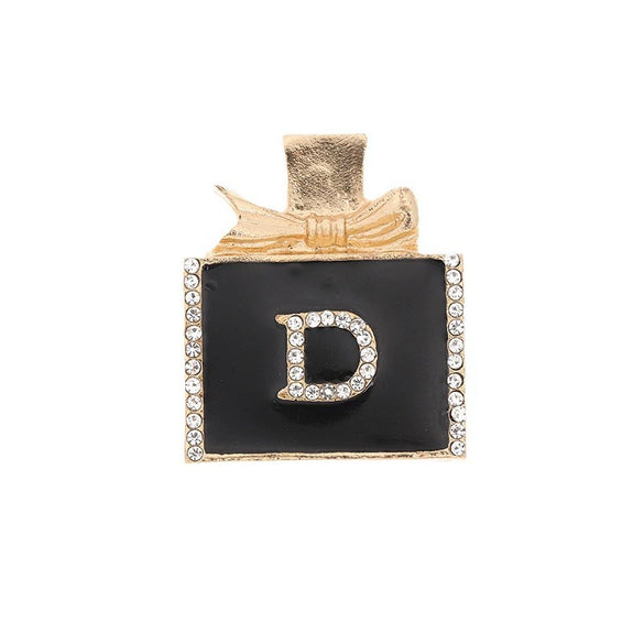 Wholesale Alloy Jewelry Accessories With Perfume Bottle Pattern And Electroplating Design