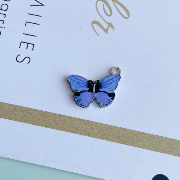 Wholesale Alloy Jewelry Accessories With Printing Butterfly Design For Fashion Retro Style