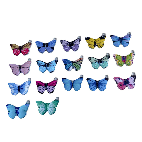 Wholesale Alloy Jewelry Accessories With Printing Butterfly Design For Fashion Retro Style