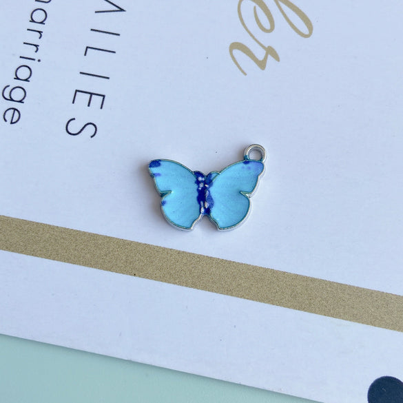 Wholesale Alloy Jewelry Accessories With Printing Butterfly Design For Fashion Retro Style
