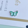Wholesale Alloy Jewelry Accessories With Printing Butterfly Design For Fashion Retro Style