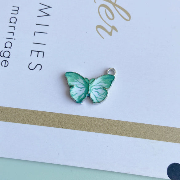 Wholesale Alloy Jewelry Accessories With Printing Butterfly Design For Fashion Retro Style