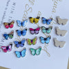 Wholesale Alloy Jewelry Accessories With Printing Butterfly Design For Fashion Retro Style