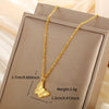 Wholesale Alloy Jewelry Butterfly Love Pendant Necklace With Honeycomb Dragon Scale Animals Zodiac Heart Pattern And Electroplating Treatment
