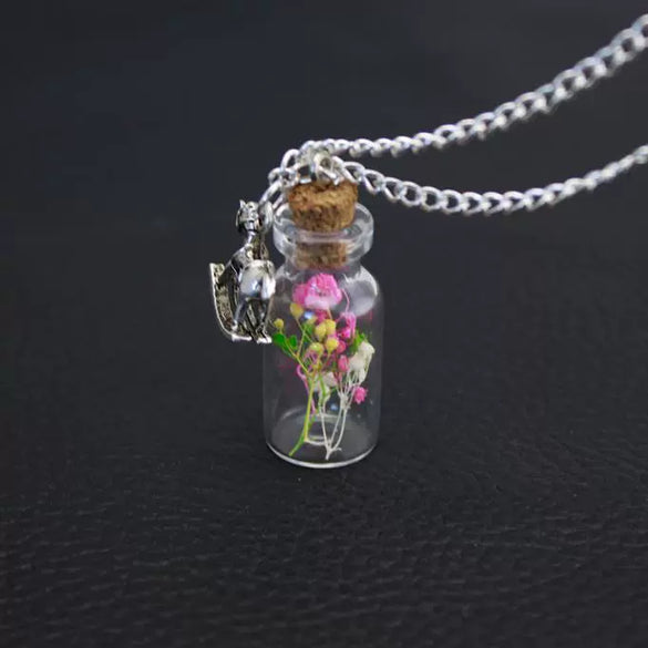Wholesale Alloy Jewelry Electroplating Dandelion Pendant Necklace For Women