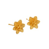 Wholesale Alloy Jewelry Fairy Style Plant Flower Earrings Electroplated