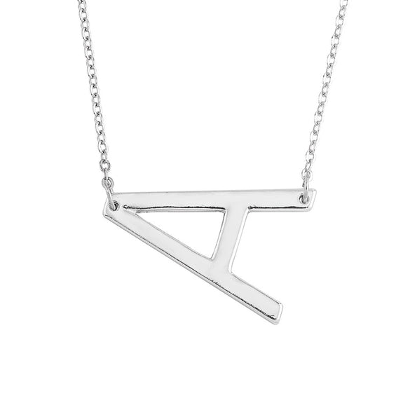 Wholesale Alloy Jewelry Letter Pattern Cross Chain Necklace With Electroplating
