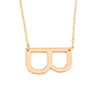 Wholesale Alloy Jewelry Letter Pattern Cross Chain Necklace With Electroplating