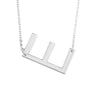 Wholesale Alloy Jewelry Letter Pattern Cross Chain Necklace With Electroplating