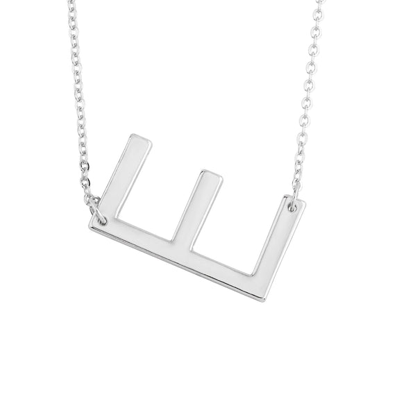 Wholesale Alloy Jewelry Letter Pattern Cross Chain Necklace With Electroplating