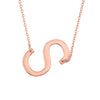 Wholesale Alloy Jewelry Letter Pattern Cross Chain Necklace With Electroplating